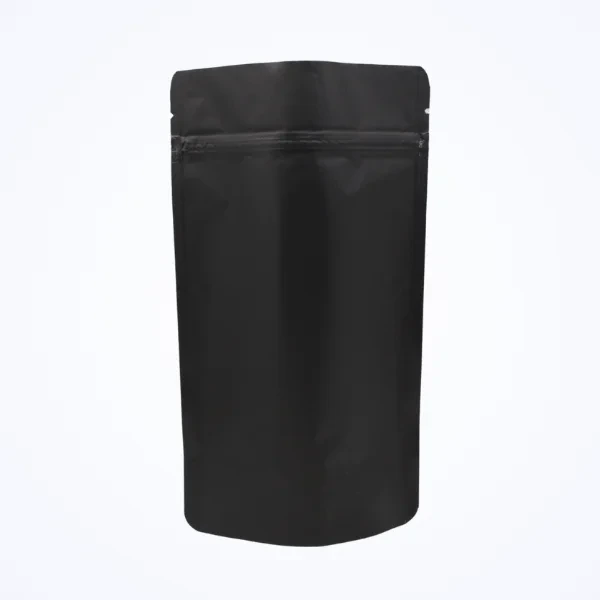 Mat Siyah Alüminyum Kilitli Doypack - görsel 1