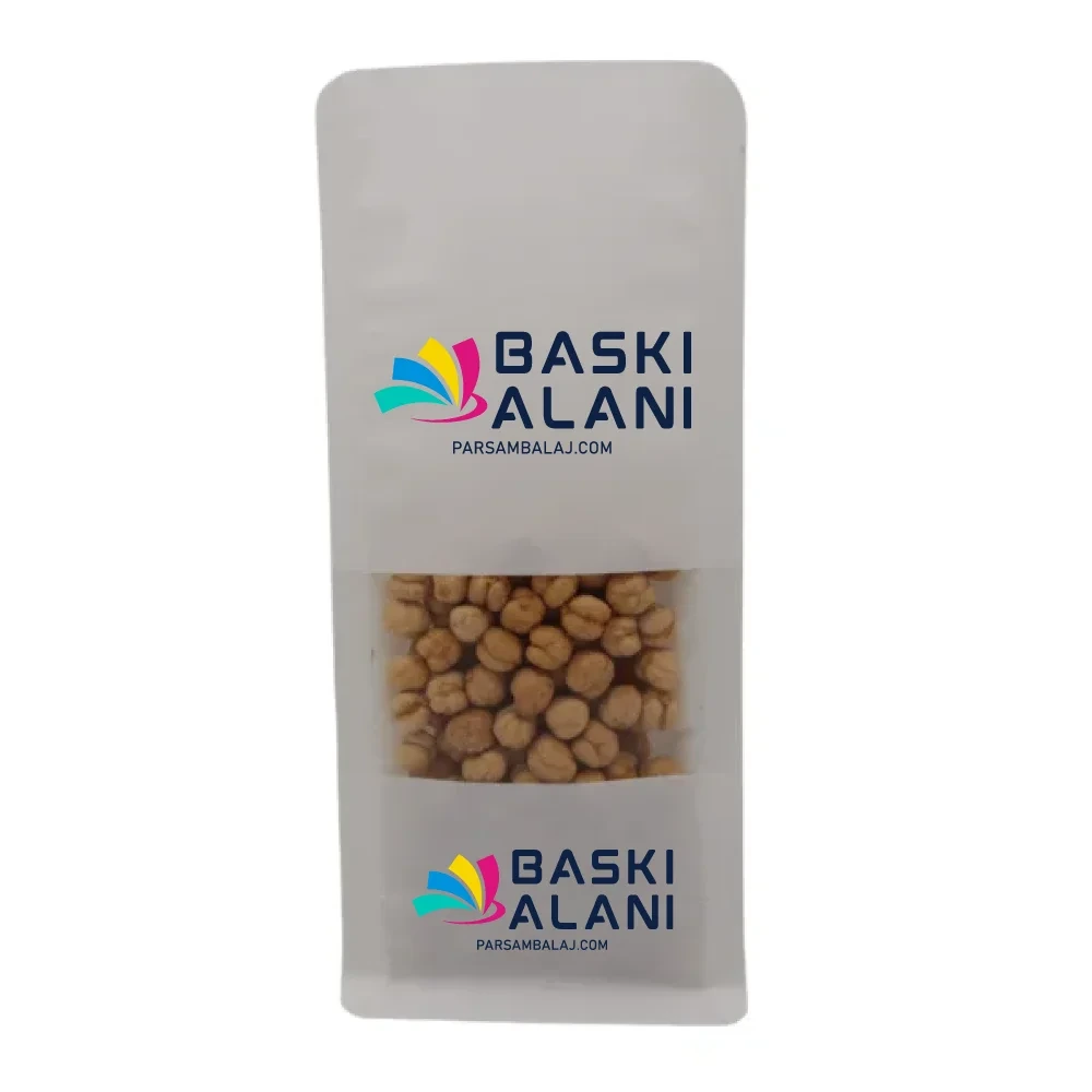 Beyaz Kraft Pencereli Flat Bottom - görsel 1