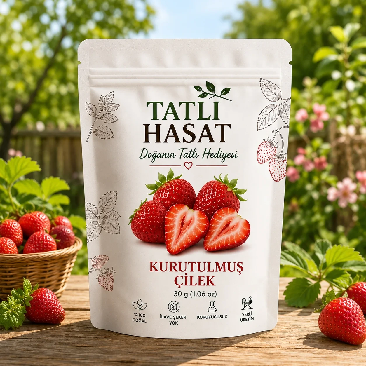 Beyaz Kraft Alüminyum Kilitli Doypack - görsel 4