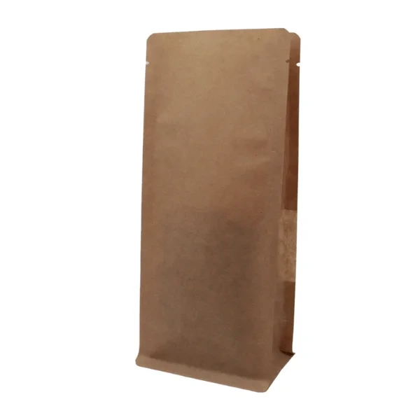 Kraft Pencereli Flat Bottom - görsel 3