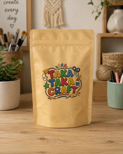 Kraft Alüminyum Kilitli Doypack - görsel 5