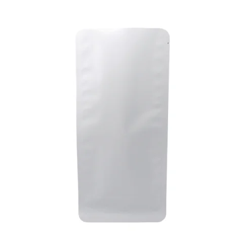 Mat Beyaz Metalize Flat Bottom - 11.5 cm x 20 cm x 8 cm