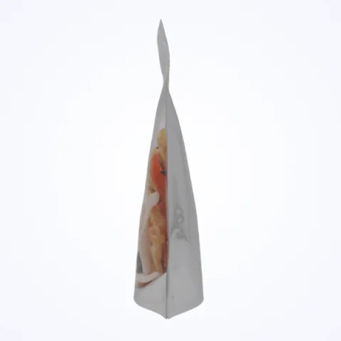 Şeffaf Metalize Kilitli Doypack - 8.5 cm x 14.5 cm x 2.5 cm + 2.5 cm