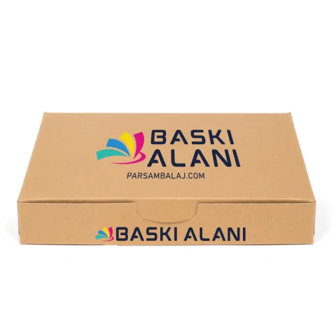 Özel Baskılı Sedefli Kraft Baklava Kutusu - 250 Gr