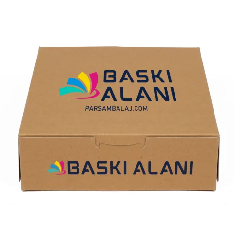 Özel Baskılı Kraft Sade Kuru Pasta Kutusu - 1000 Gr | Kuru Pasta Kutusu