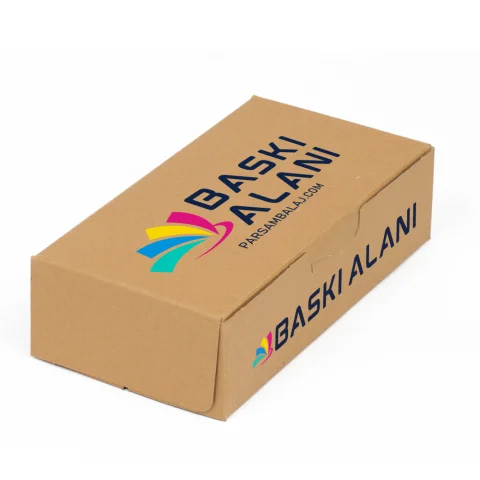 Özel Baskılı Kraft Sade Kuru Pasta Kutusu - 500 Gr